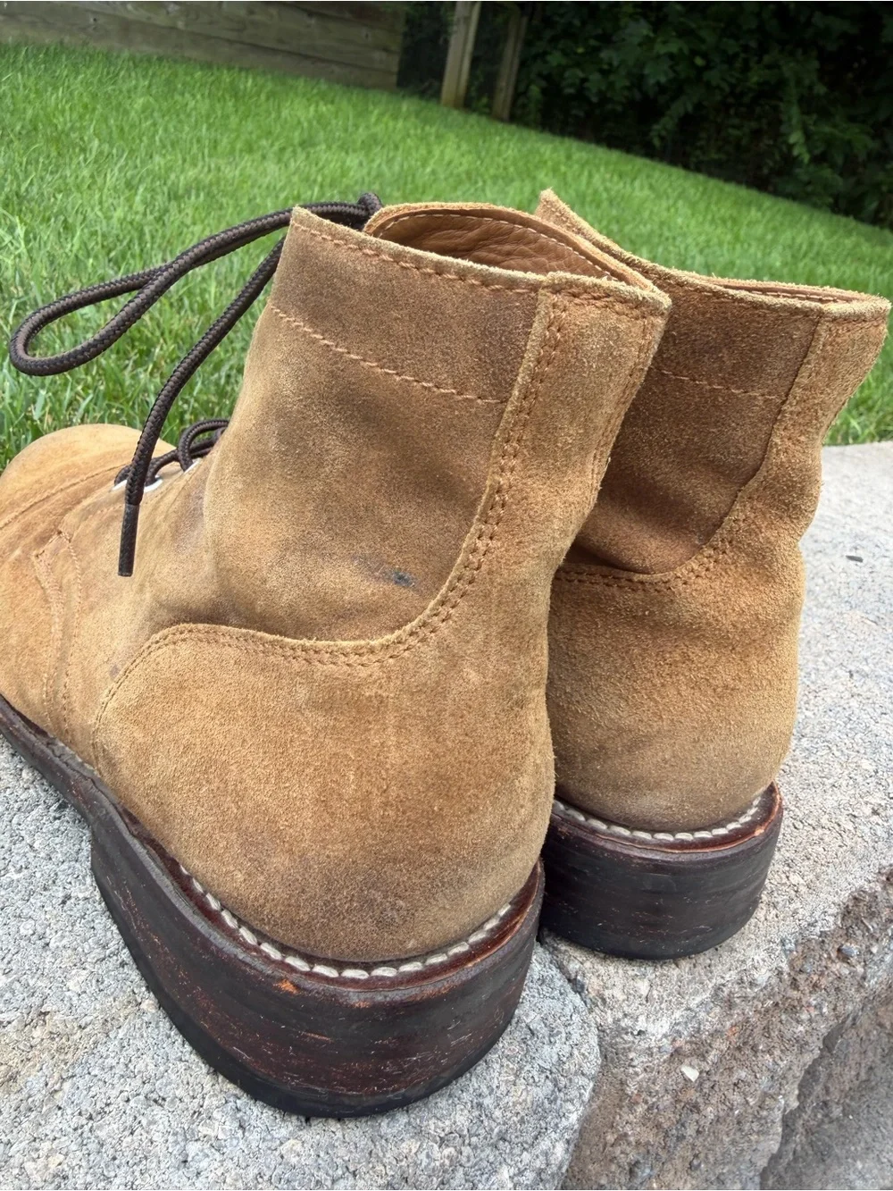 Thursday Boot Co. Men’s Brown Leather Cap Toe Lace-Up Ankle Boots US 13